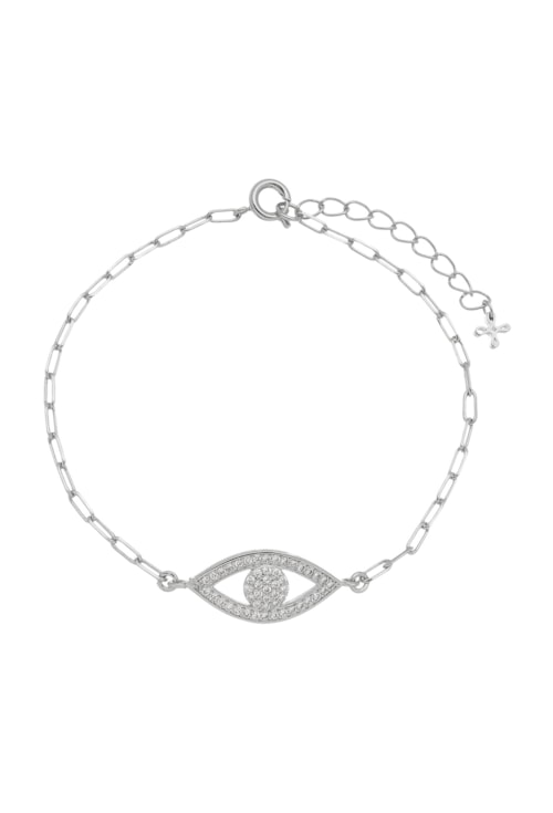 PULSEIRA OLHO GREGO COM ZIRCÔNIA NO RÓDIO PM044-R PULSEIRA OLHO GREGO COM ZIRCÔNIA NO RÓDIO PM044-R