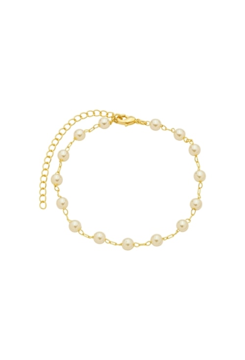 PULSEIRA PÉROLA DELICADA OURO PM605-O