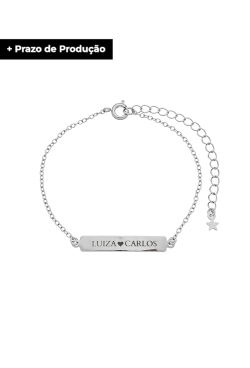 PULSEIRA PERSONALIZADA DOIS NOMES NO RÓDIO PP038-R PULSEIRA PERSONALIZADA DOIS NOMES NO RÓDIO PP038-R