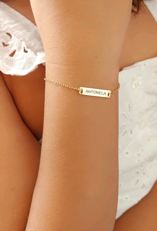 PULSEIRA PERSONALIZADA INFANTIL COM NOME PP030-O PULSEIRA PERSONALIZADA INFANTIL COM NOME PP030-O