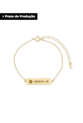 Produto PULSEIRA PERSONALIZADA MÚSICA SPOTIFY NO OURO PP043-O
