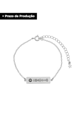 Produto PULSEIRA PERSONALIZADA MÚSICA SPOTIFY NO RÓDIO PP043-R
