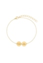 PULSEIRA PERSONALIZÁVEL ELO PORTUGUÊS COM PINGENTES REDONDOS OURO PP114-O