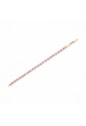 PULSEIRA RETANGULAR COM ZIRCÔNIAS KUNZITA PM517-O