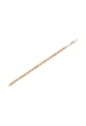 PULSEIRA RETANGULAR COM ZIRCÔNIAS MORGANITA PM517-R