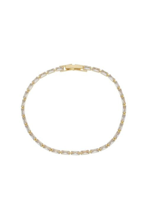 PULSEIRA RIVIERA BAGUETE CRISTAL PM184-O PULSEIRA RIVIERA BAGUETE CRISTAL PM184-O