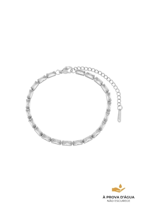 PULSEIRA RIVIERA BAGUETE CRISTAL PM508-A