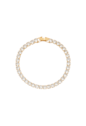 PULSEIRA RIVIERA COM ZIRCÔNIAS CRISTAL BANHADA A OURO PM160-O