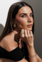 PULSEIRA RIVIERA COM ZIRCÔNIAS CRISTAL BANHADA A OURO PM160-O