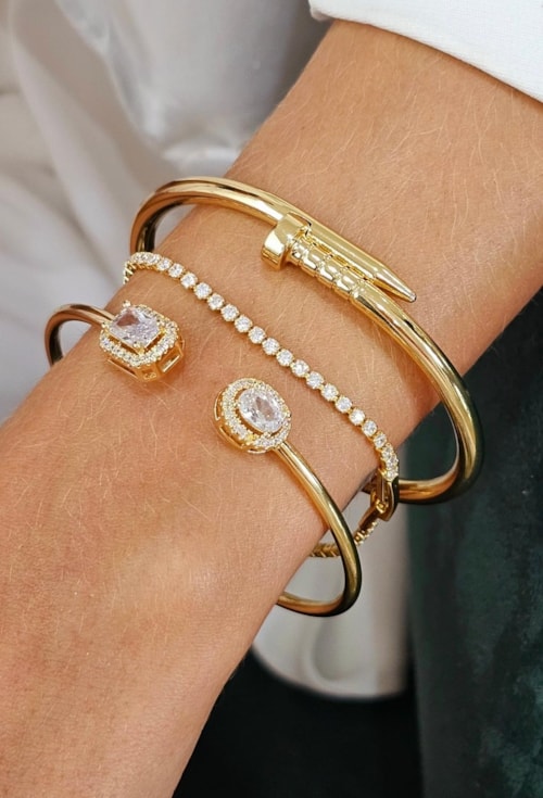 PULSEIRA RIVIERA CRISTAL 2MM PM248-O PULSEIRA RIVIERA CRISTAL 2MM PM248-O