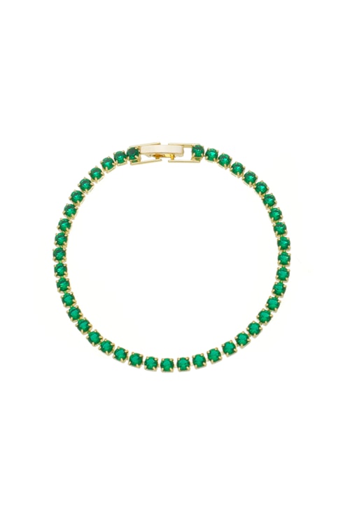 PULSEIRA RIVIERA ESMERALDA DE 3MM PM056-O