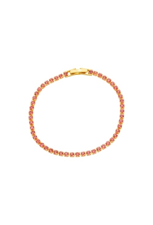 PULSEIRA RIVIERA RUBELITA NO OURO PM041-O