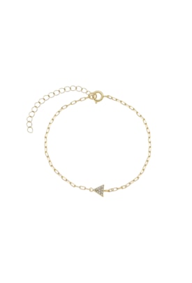 Produto PULSEIRA TRIÂNGULO CRAVEJADO NO OURO PM210-O