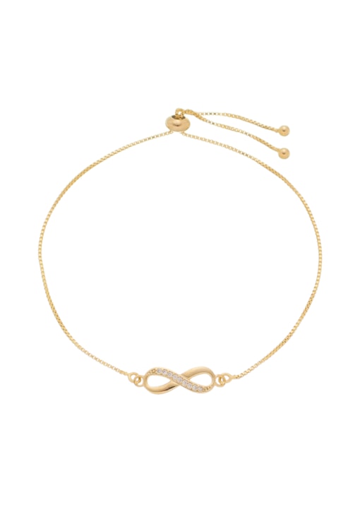 PUSEIRA AJUSTÁVEL INFINITO NO OURO PM050-O