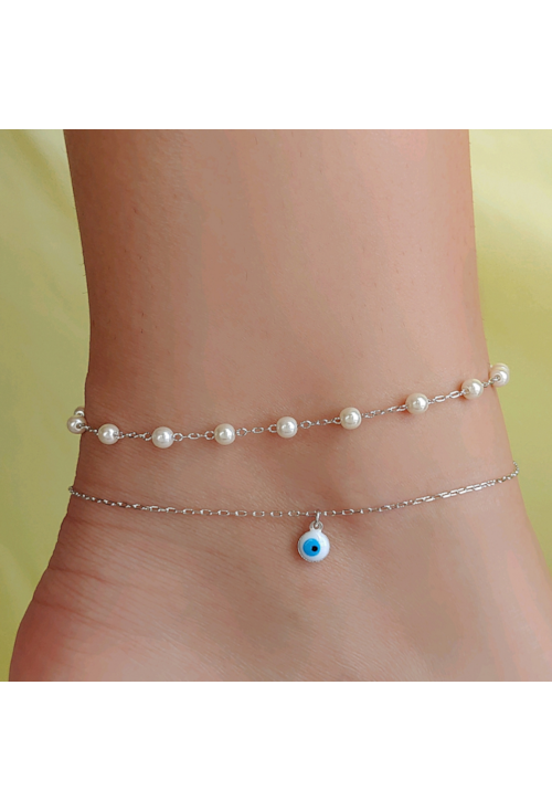 TORNOZELEIRA DE PÉROLAS TZM011-R TORNOZELEIRA DE PÉROLAS TZM011-R