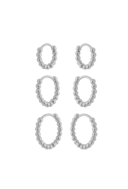 TRIO BRINCOS DE BOLINHA BM1095-R