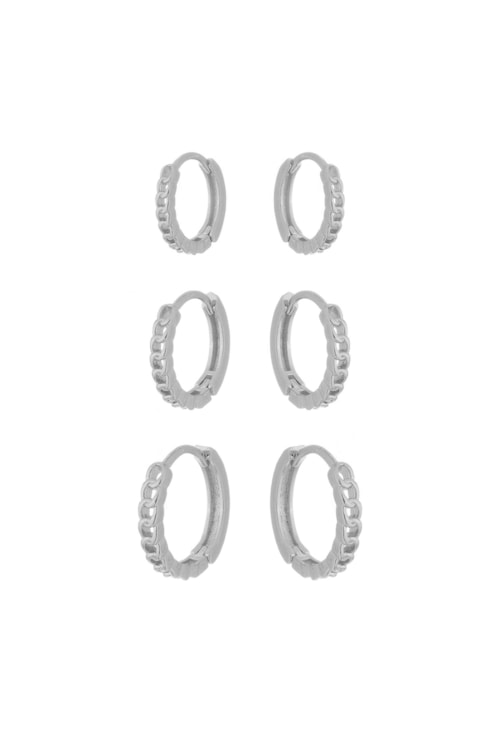 TRIO BRINCOS DE CORRENTE BM1096-R