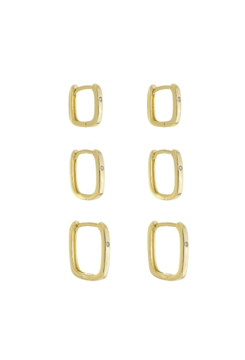 TRIO DE ARGOLINHAS SLIM COM ZIRCÔNIA NO OURO BM1733-O TRIO DE ARGOLINHAS SLIM COM ZIRCÔNIA NO OURO BM1733-O